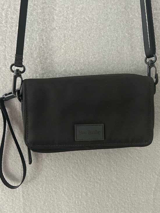 Vera Bradley Handbags - Vera Bradley Iconic All Together Crossbody Classic Black Purse Wallet Wristlet
